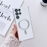 Premium Samsung S23 Ultra Case & Back Cover With Wireless Charging and Enhanced Camera Protection-White-Color